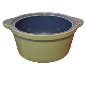 Denby England Round Covered Casserole 2qt Baking Dish Juice Collection No Lid